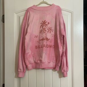 Billabong pink sweater